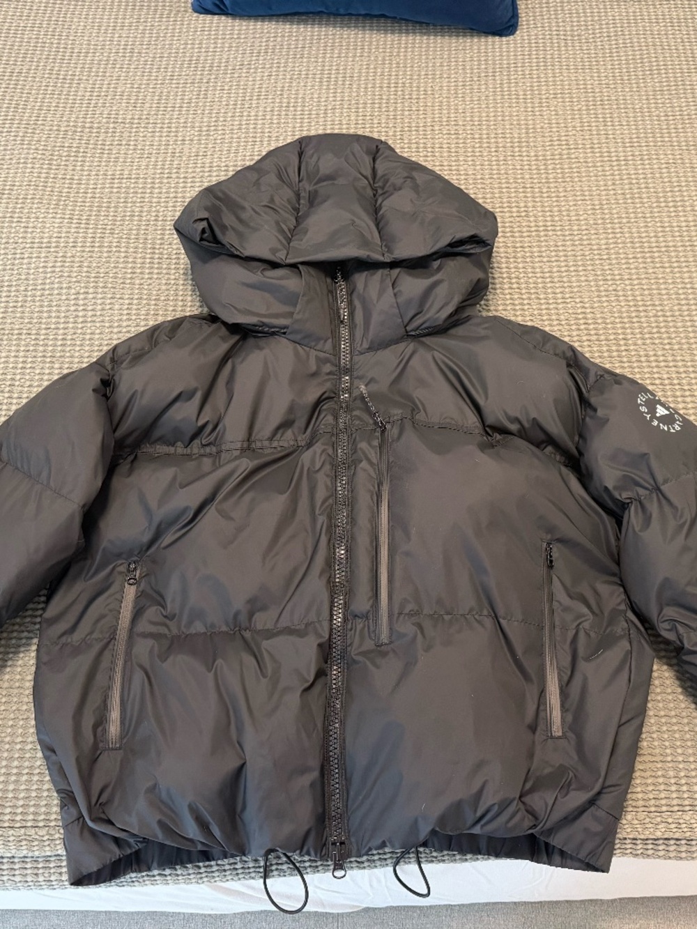 Adidas by Stella McCartney Black Puffer Bomber Size medium